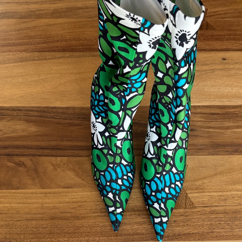 BALENCIAGA Floral Patterned Women's Boot